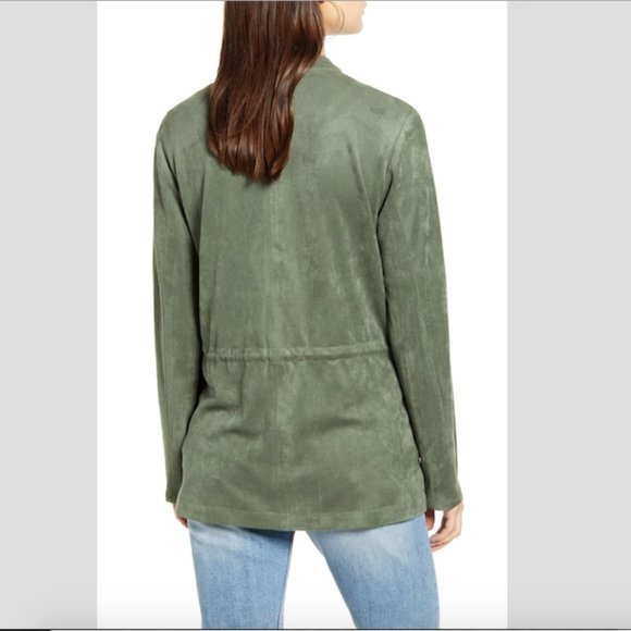 Faux Suede Drapey Jacket - Picture 3 of 7